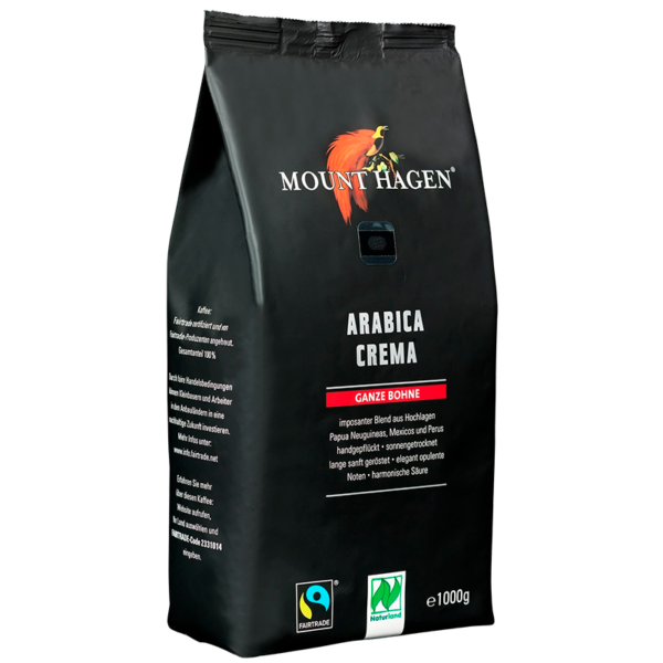 Mount Hagen Kaffebønner Arabica Crema Ø (1 kg)  (Mount Hagen)