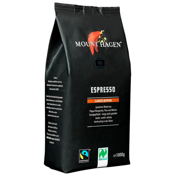 Mount Hagen Kaffebønner Espresso Ø (1 kg)  (Mount Hagen)