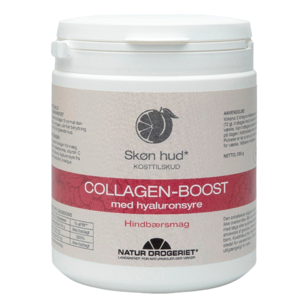 Natur Drogeriet Collagen-Boost M. Hyaluronsyre Hindbærsmag (350 g)  (Natur Drogeriet)