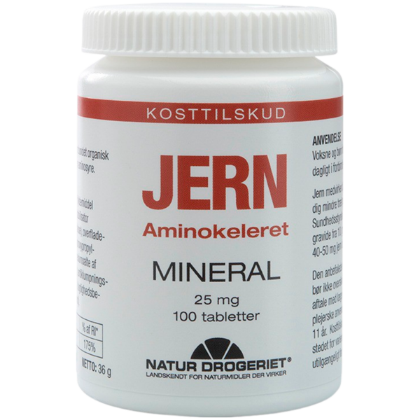 Natur Drogeriet Jern Complex 25 mg (100 tabl)  (Natur Drogeriet)