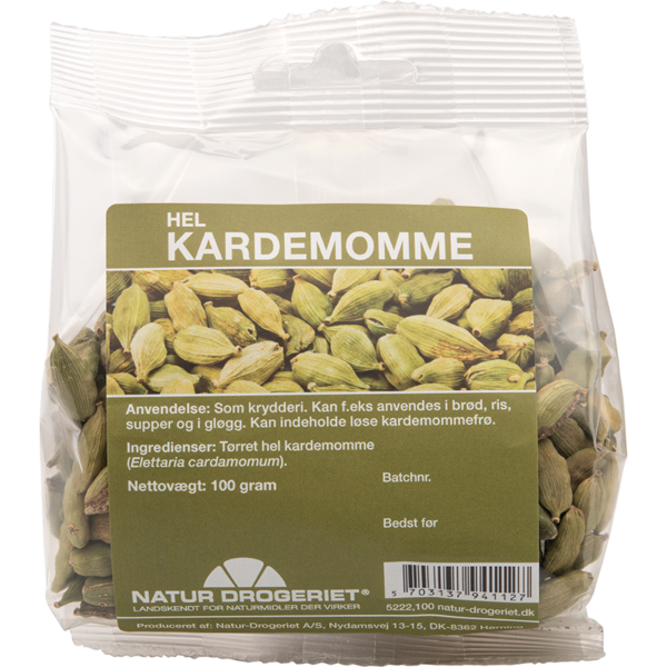 Natur Drogeriet Kardemomme Hel (100 g)  (Natur Drogeriet)