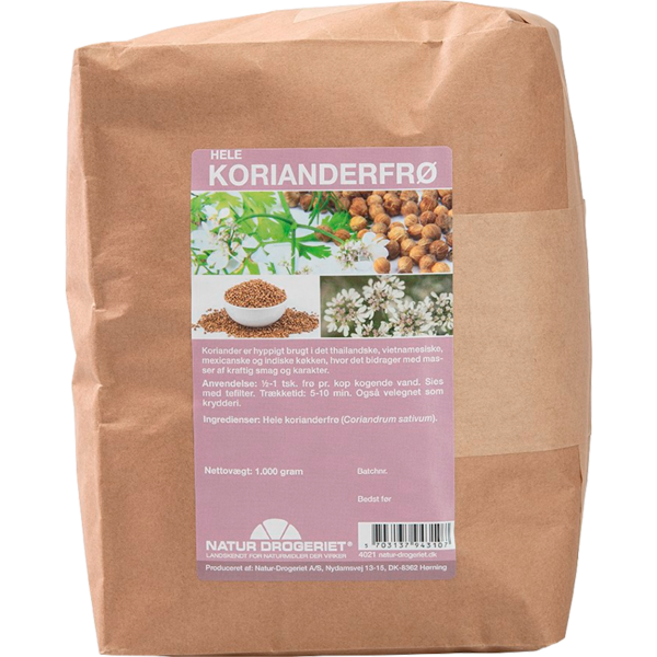 Natur Drogeriet Korianderfrø Hele (1000 gr)  (Natur Drogeriet)