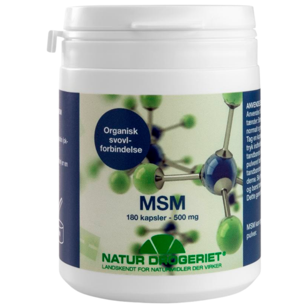 Natur Drogeriet MSM 500 mg (180 kapsler)  (Natur Drogeriet)