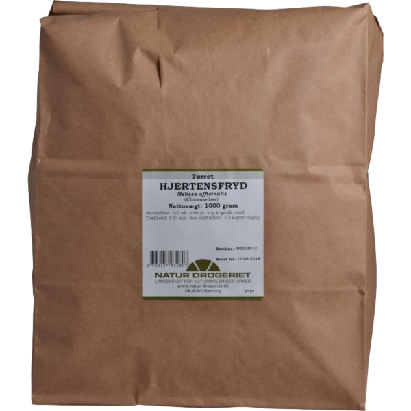 Natur Drogeriet Tørret Hjertensfryd (Citronmelisse) (1000 g)  (Natur Drogeriet)