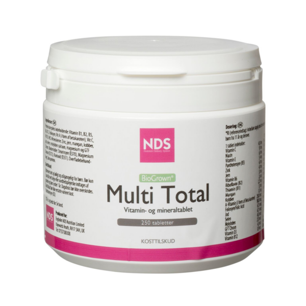 NDS Multi Total Multivit Mineral 250 Tab  (NDS)