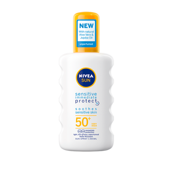 Nivea Sensitive Soothing Spray SPF50+ (200 ml)  (Nivea)