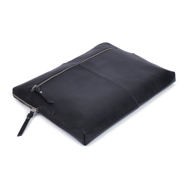 Njord Computer Sleeve Goat skin - Black 15" og 16" (1 stk)  (Njord)