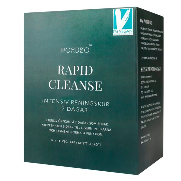 Nordbo Rapid Cleanse Vegansk (2x14 kaps)  (Nordbo)