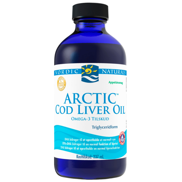 Nordic Naturals Torskelevertran m.appelsin Cod liver oil (237 ml)  (Nordic Naturals)