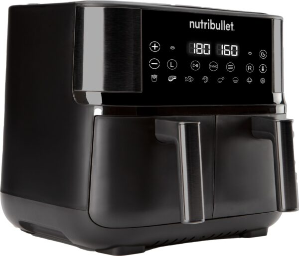 Nutribullet Twin Drawer airfryer NBA081B Sort