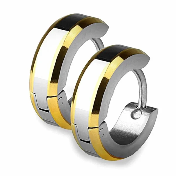 Ørering "Golden Steel" (1stk)