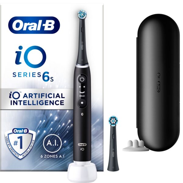 Oral-B iO 6s elektrisk tandbørste 409137 (sort/lava) Sort