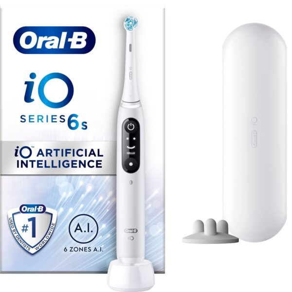 Oral-B iO 6s elektrisk tandbørste 427407 (hvid) Hvid