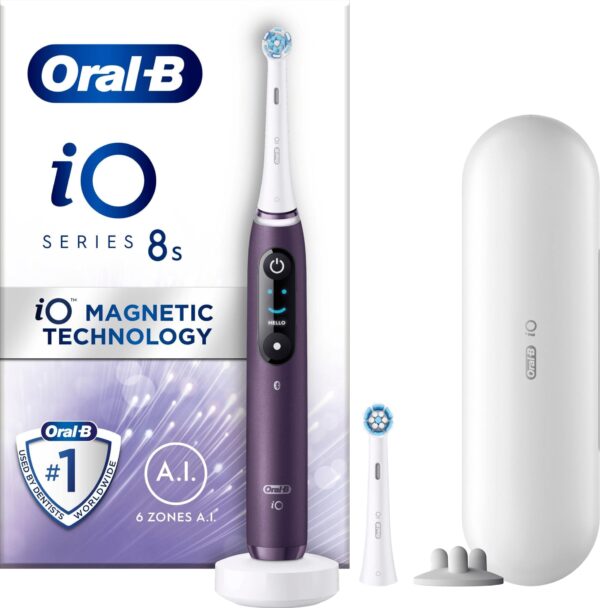 Oral-B iO 8s elektrisk tandbørste 387064 (violet) Lilla