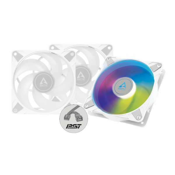 P12 Arctic PWM PST A-RGB White 3 Pack