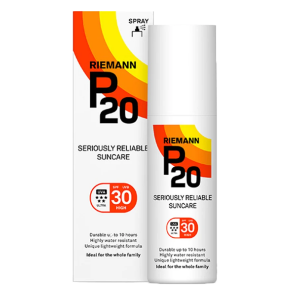 P20 Solbeskyttelse Sensitive Skin SPF 30 Spray (100 ml)  (P20 Riemann)