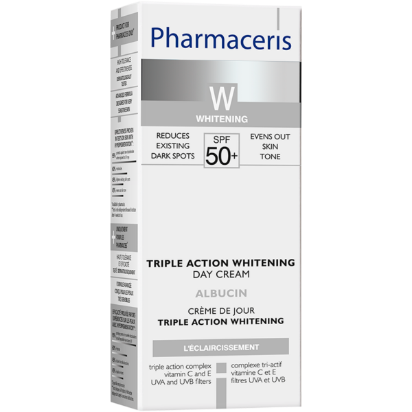 Pharmaceris Whitening Albucin Triple Action Day Cream SPF 50+ (30 ml)  (Pharmaceris)