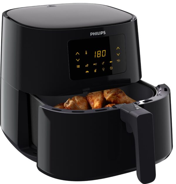 Philips Airfryer 3000 Series 6.2L med bageform HD9270/93 Sort