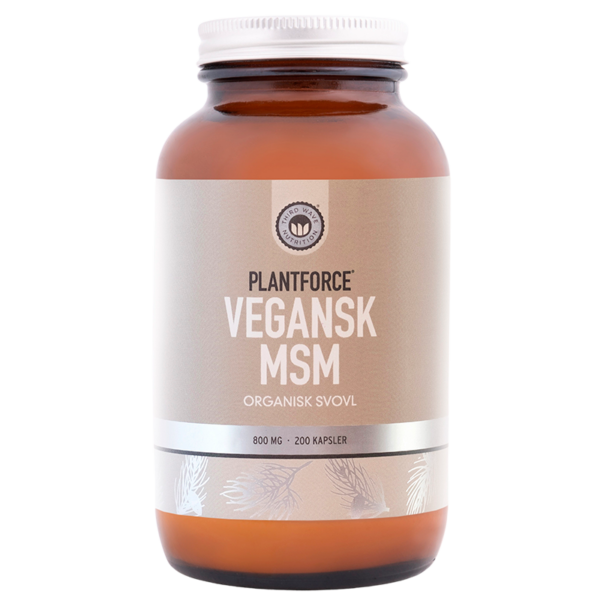 Plantforce Vegansk MSM 800 mg (200 kap)  (Plantforce)