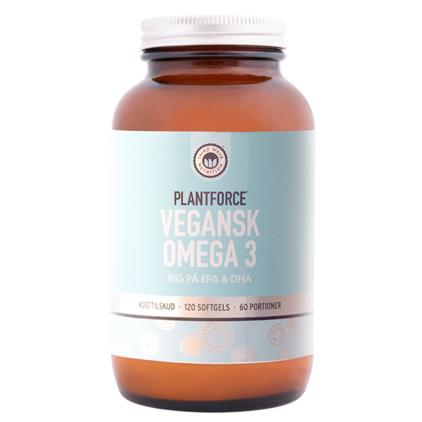 Plantforce Omega 3 (Vegansk EPA & DHA) (120 stk)  (Plantforce)