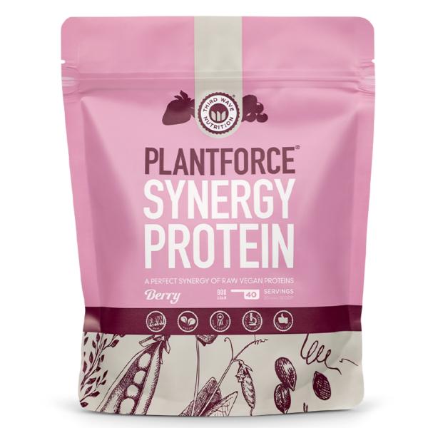 Plantforce Synergy Protein Bær (800 g)  (Plantforce)