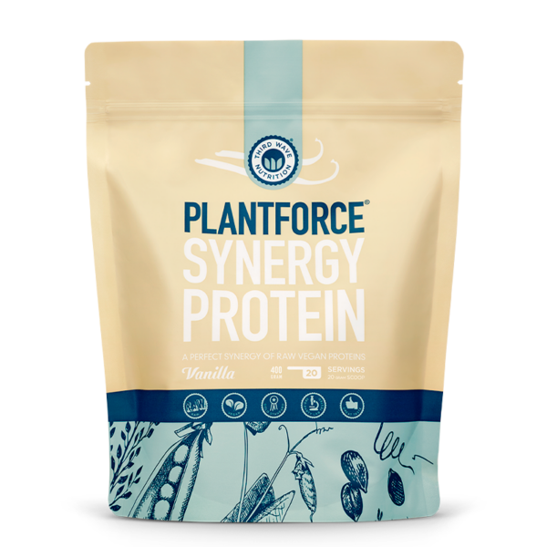 Plantforce Synergy Protein Vanilje (400 g)  (Plantforce)