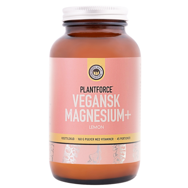 Plantforce Vegansk Magnesium+ Lemon (160 g)  (Plantforce)