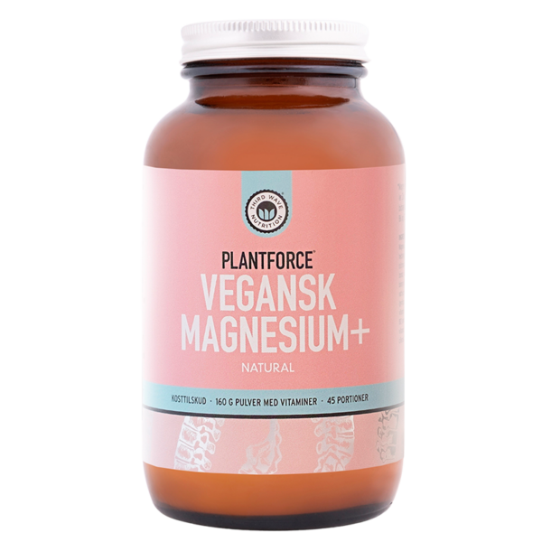 Plantforce Vegansk Magnesium+ Natural (160 g)  (Plantforce)