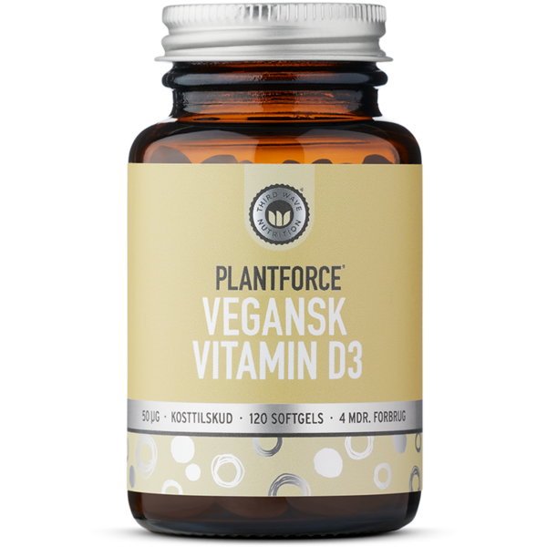 Plantforce Vegansk Vitamin D3 (120 softgels)  (Plantforce)