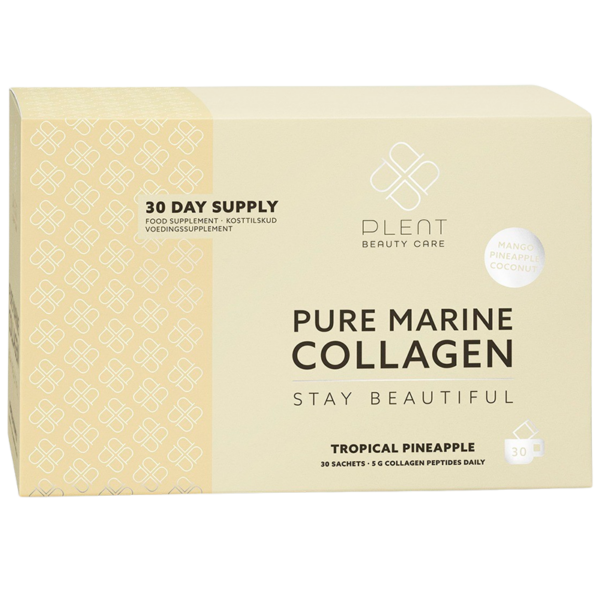 Plent Pure Marine Collagen Tropical Pineapple Packs (30 stk)  (Plent)