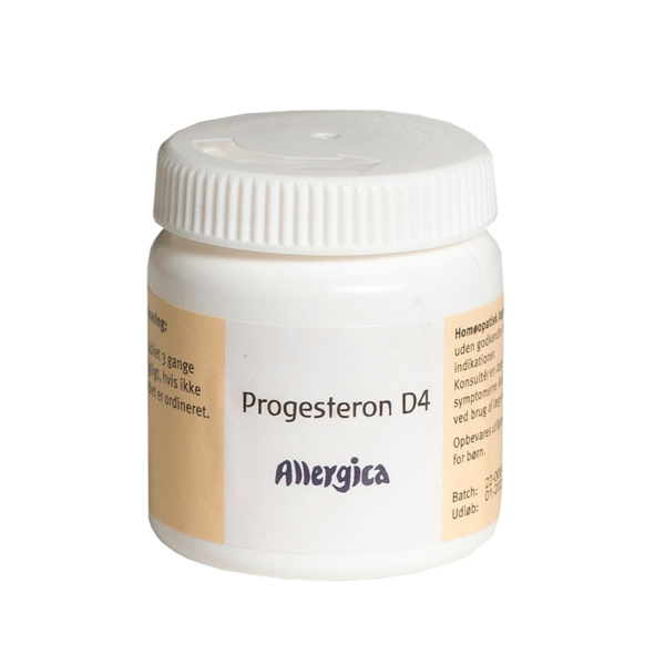 Progesteron D4 enkelt 90 Tab  (Allergica)