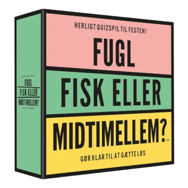 Quizspil - Fugl Fisk eller Midtimellem - Gæt løs