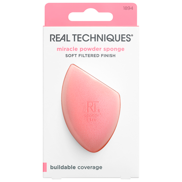 Real Techniques Miracle Powder Sponge (1 stk)  (Real Techniques)