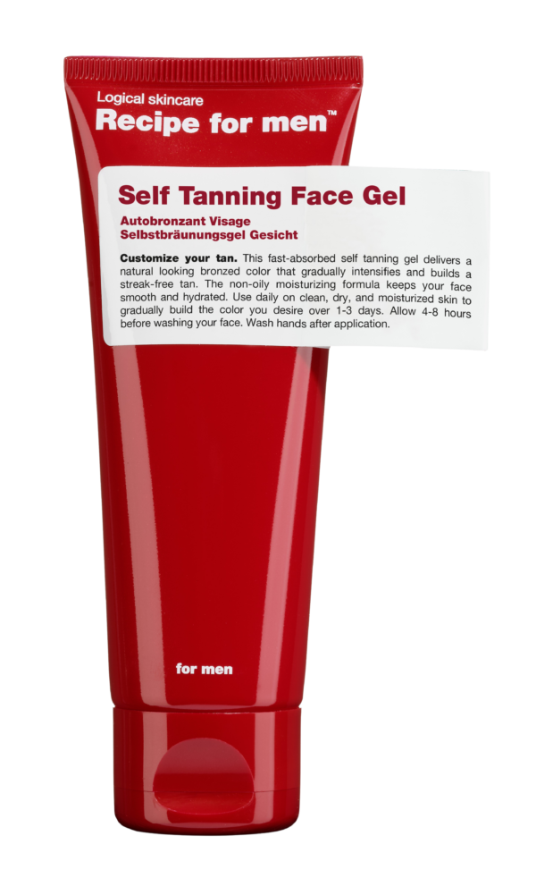 Recipe For Men Self Tanning Face Gel (75 ml)  (Recipe for men)