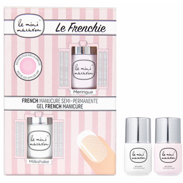 Le Mini Macaron French Manicure Kit Frenchie  (Le Mini Macaron)