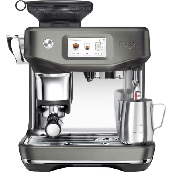 Sage Barista Touchâ¢ Impress SES881 espressomaskine, black steel