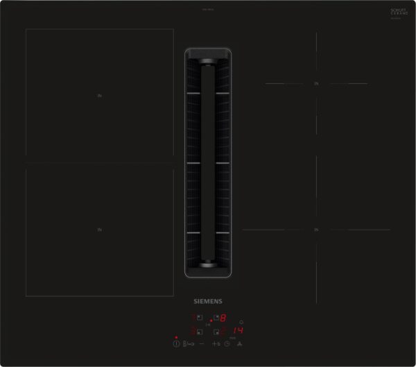 Siemens Kogeplade med integreret emhætte ED611BS16E Sort