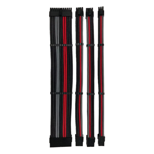 Sleeving Kit - Red/Black/Grey