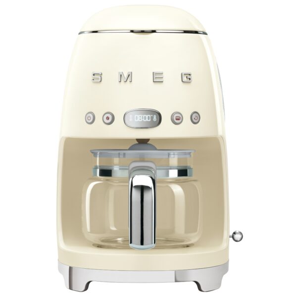 Smeg 50 s Style kaffemaskine DCF02CREU  (creme) Hvid