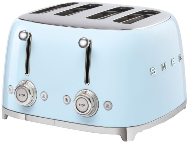 Smeg brødrister i 50er-stil TSF03PBEU (pastelblå) Blå