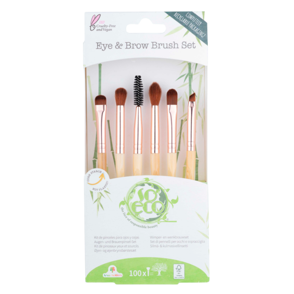 So Eco Eye Brush Kit 6 stk.  (So Eco)