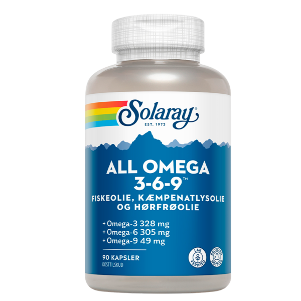 Solaray All Omega 3-6-9 (90 kapsler)  (Solaray)