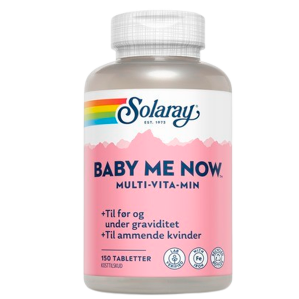 Solaray Baby-Me-Now Multi-Vitamin (150 tabletter)  (Solaray)