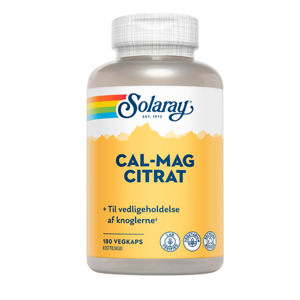 Solaray Cal-Mag Citrat (180 kap)  (Solaray)