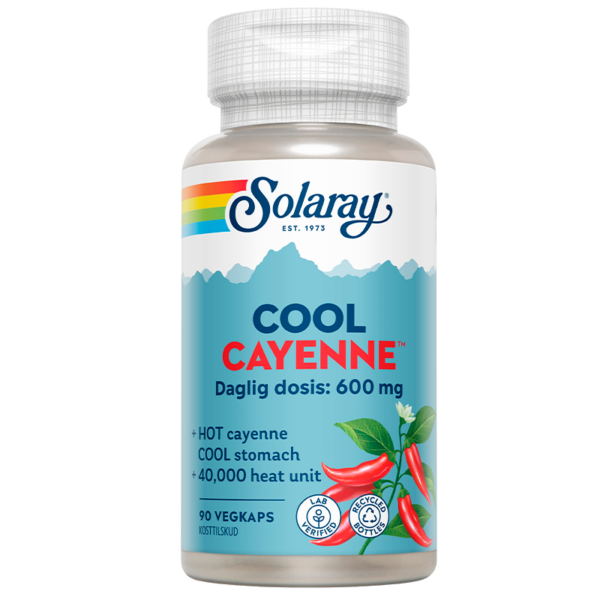 Solaray Cool Cayenne (90 kapsler)  (Solaray)