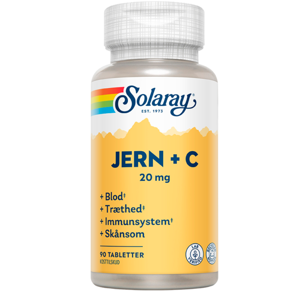 Solaray Jern +C (90 tabl)  (Solaray)