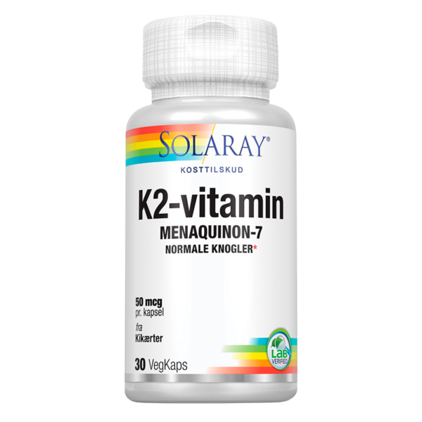 Solaray K2-vitamin 50 mcg (30 kap)  (Solaray)