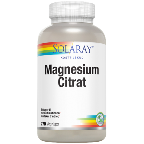 Solaray Magnesium Citrat (270 kaps)  (Solaray)