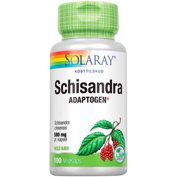 Solaray Schizandra 580 mg (100 kapsler)  (Solaray)