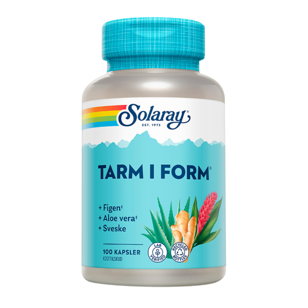 Solaray Tarm i Form (100 kap)  (Solaray)